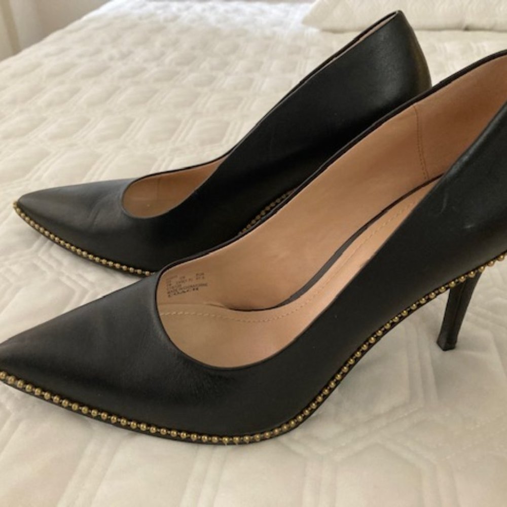 COACH studded trim Black Pump